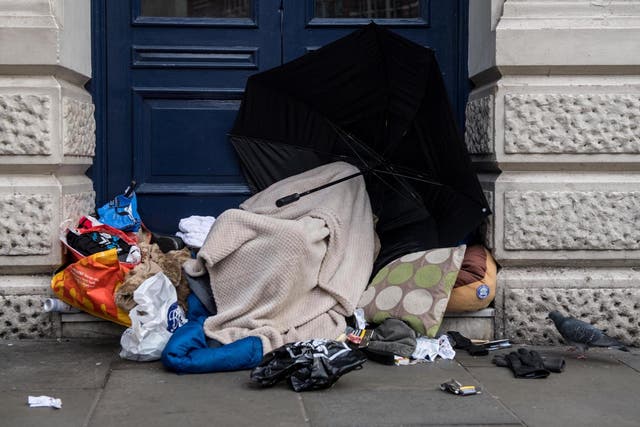 The number of people sleeping rough in the UK doubled between 2012 and 2017