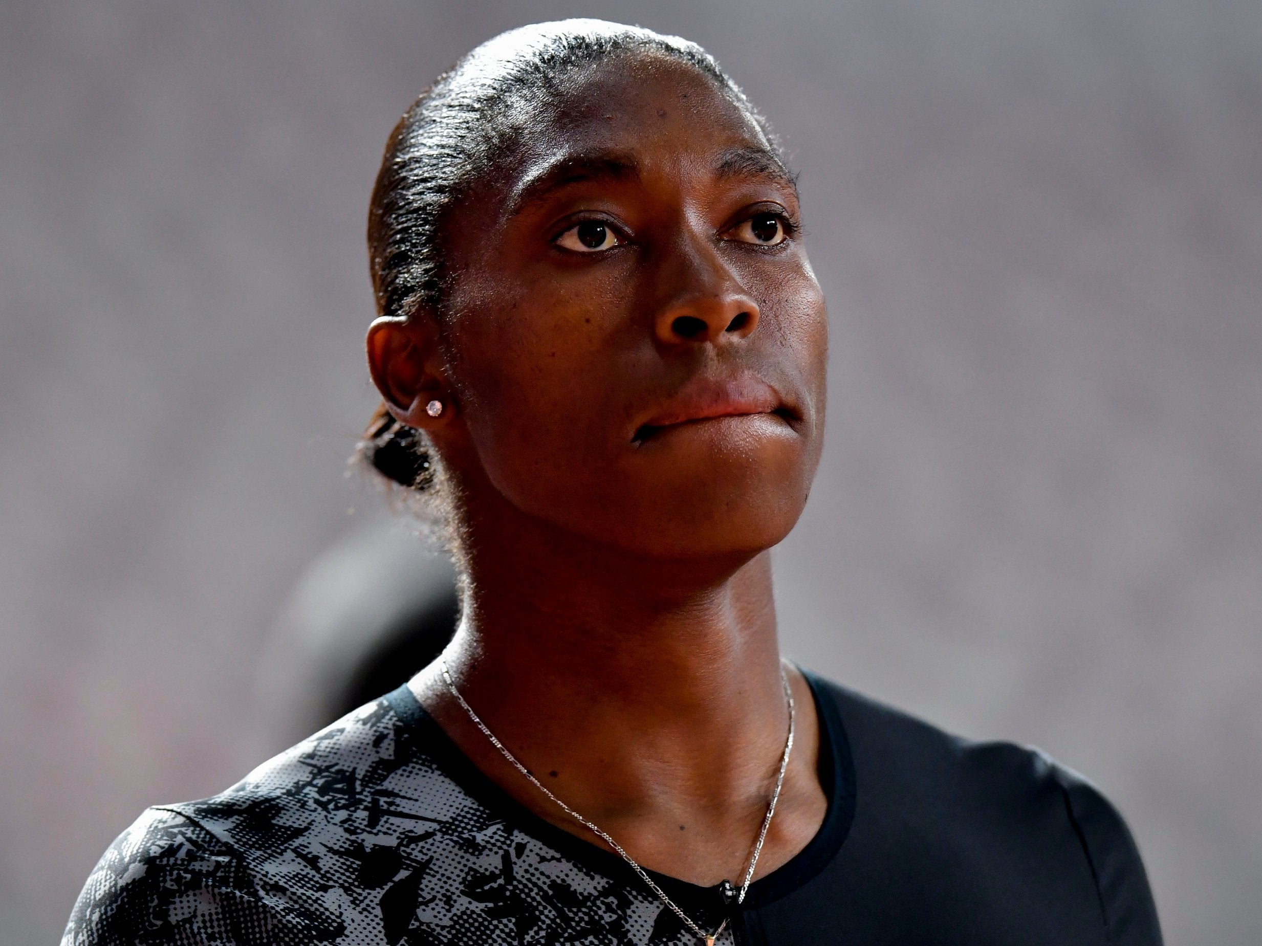 &#13;
Caster Semenya competes in the women's 800m in Doha &#13;