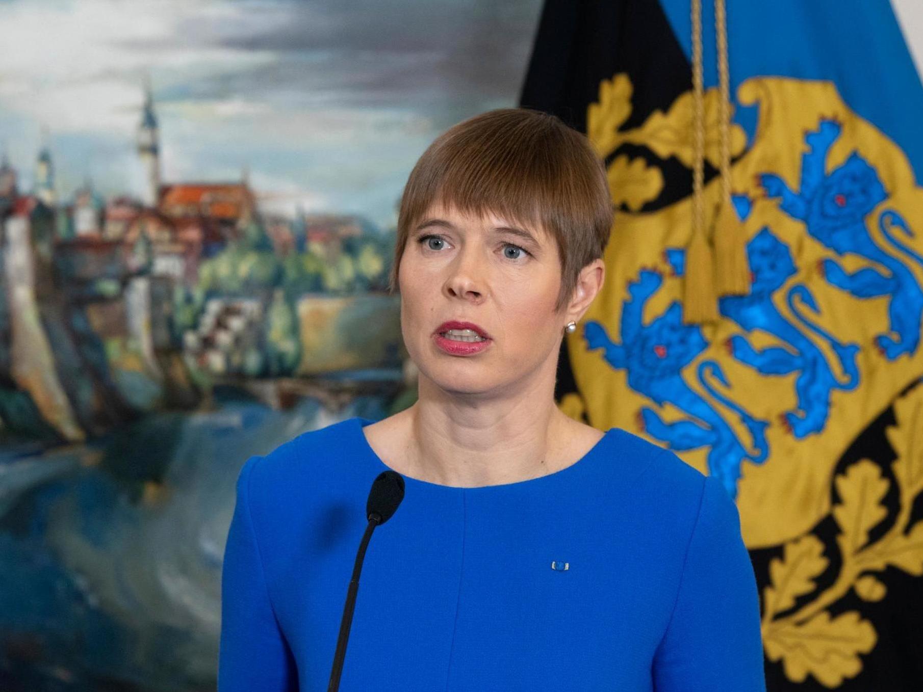 Ms Kaljulaid left a Monday swearing-in ceremony for a new three-party government when it was time for the appointee from Mr Helme’s far right party who has been accused of domestic violence to take the oath of office