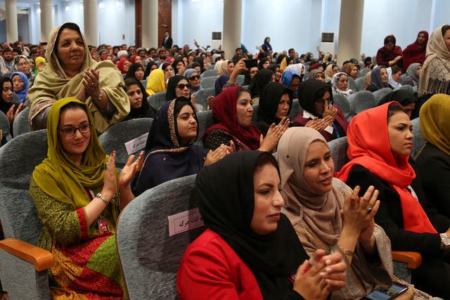 Around 30 per cent of the 3,200 delegates attending the Afghan grand assembly were women, according to organisers 