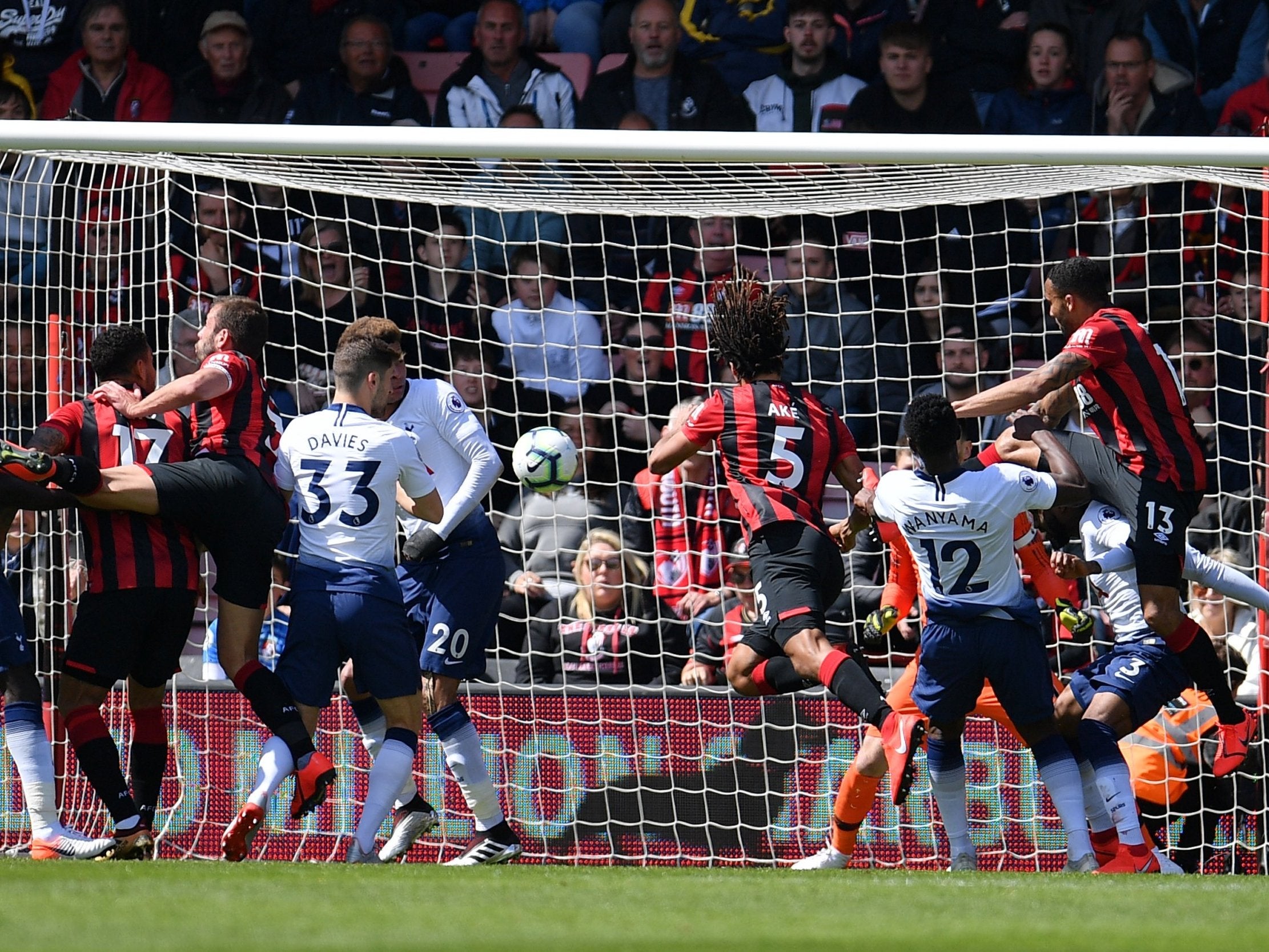 Ake headed home the late winner (Getty Images)