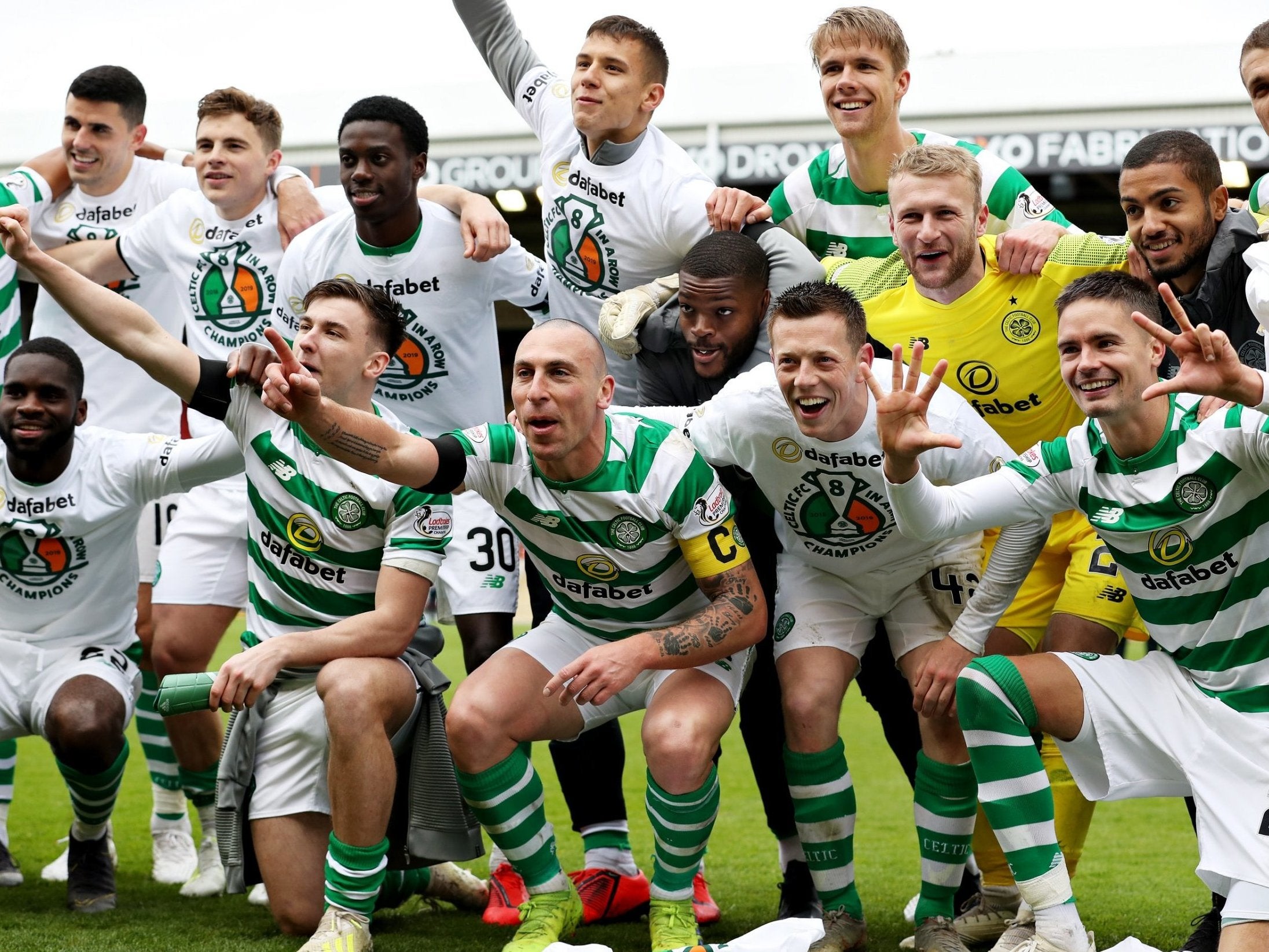 Celtic have claimed an eighth-successive title