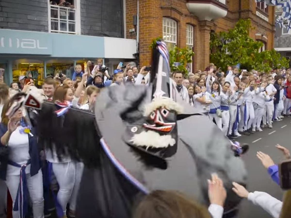 Woman dies after suffering neck injury at May Day Obby Oss celebration in Padstow