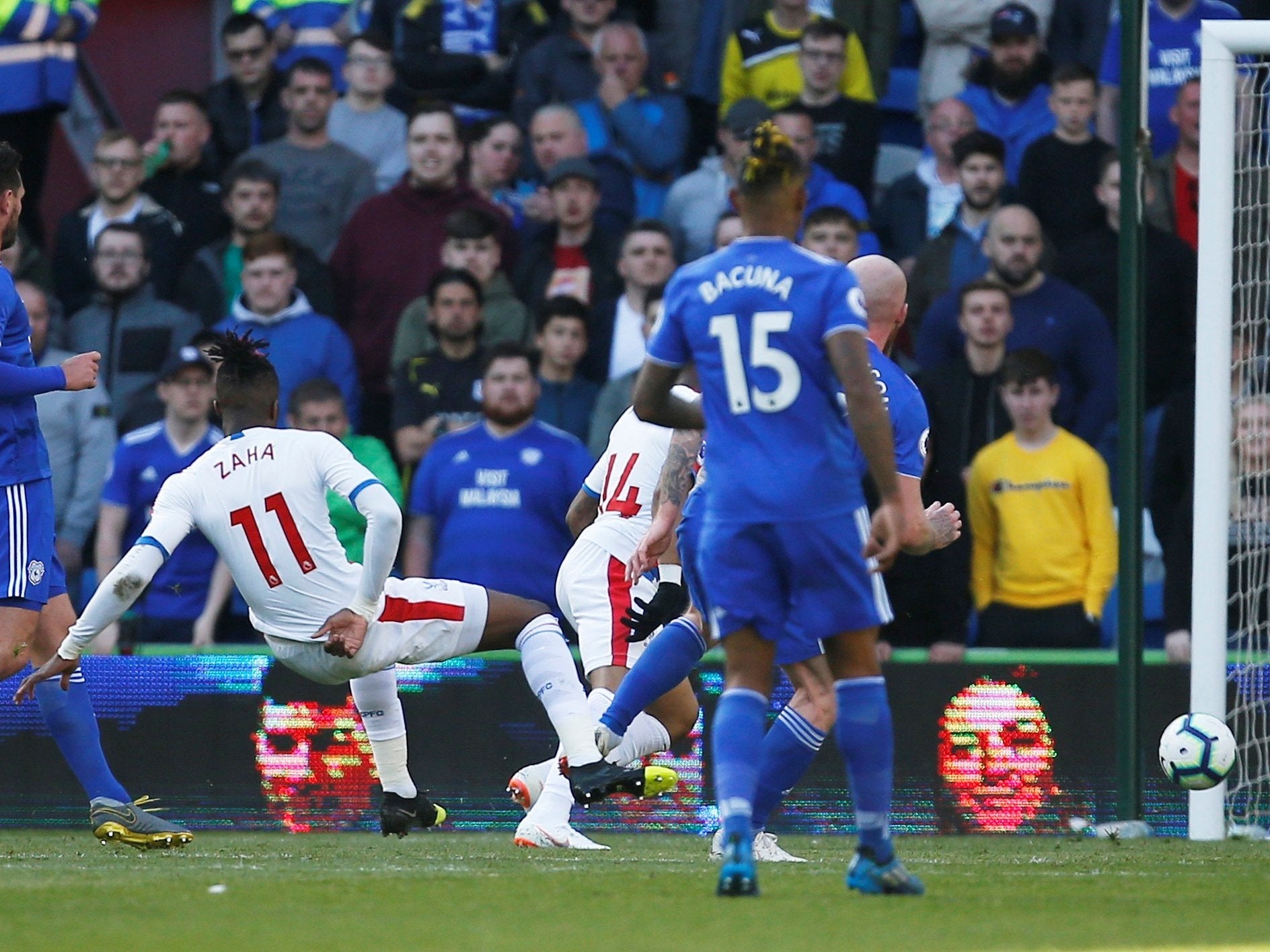 Cardiff relegated after Wilfried Zaha leads Crystal Palace to