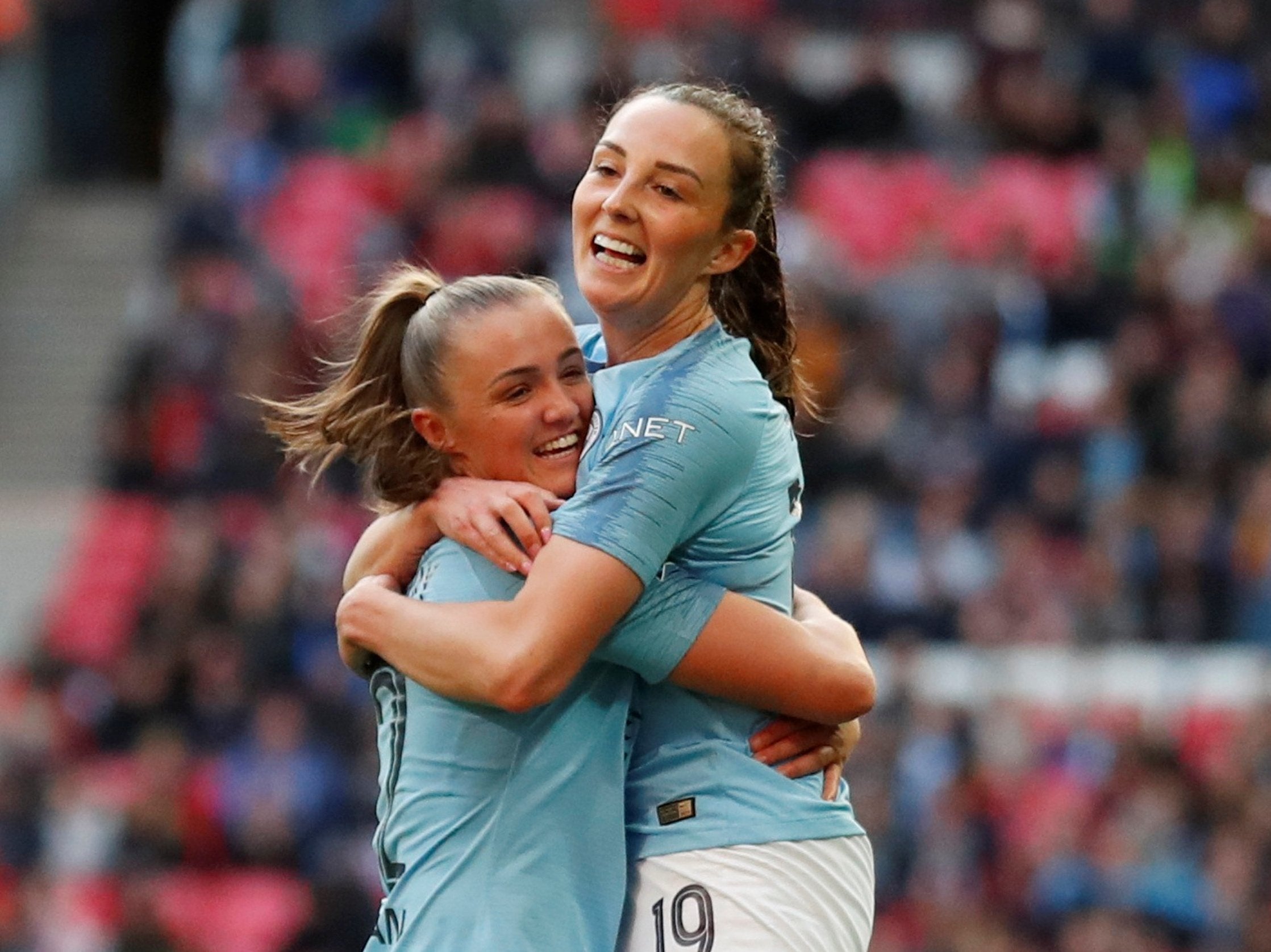 Manchester City outclass West Ham to clinch Womens FA Cup trophy The Independent The Independent