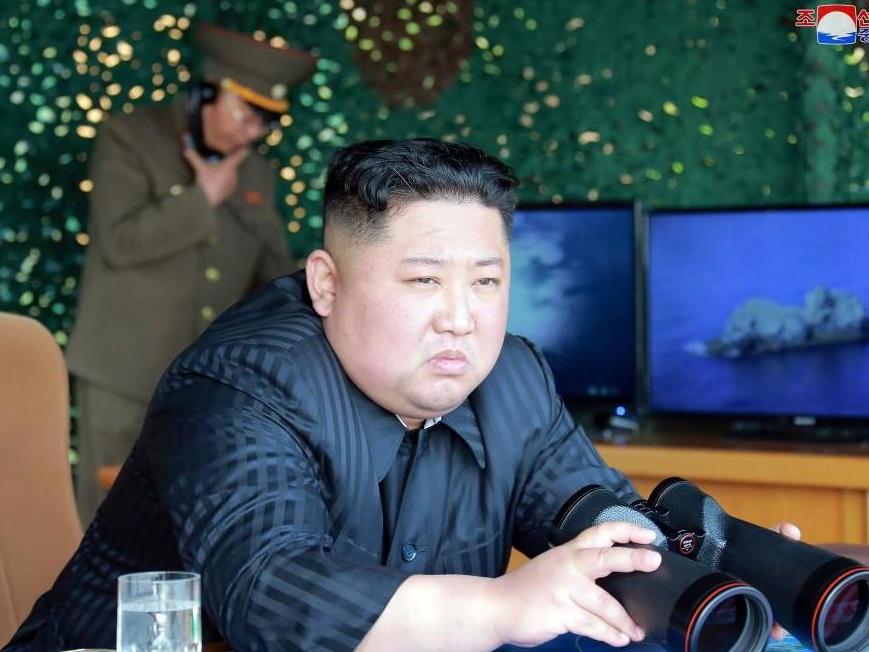 Kim Jong-un ‘supervising a strike drill’, according to state media