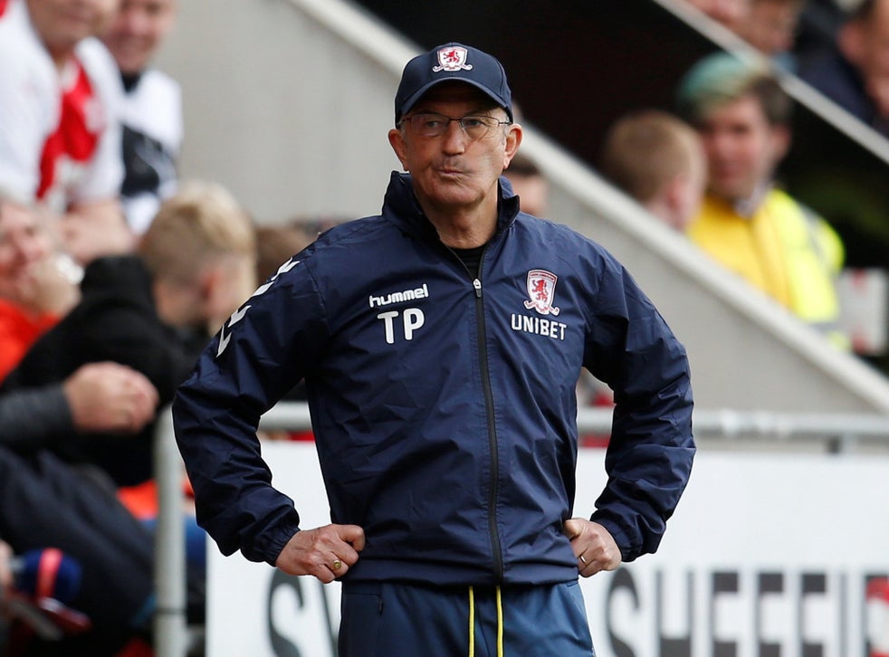 Tony Pulis Middlesbrough Manager Leaves Club After Failure To Secure Promotion The Independent The Independent