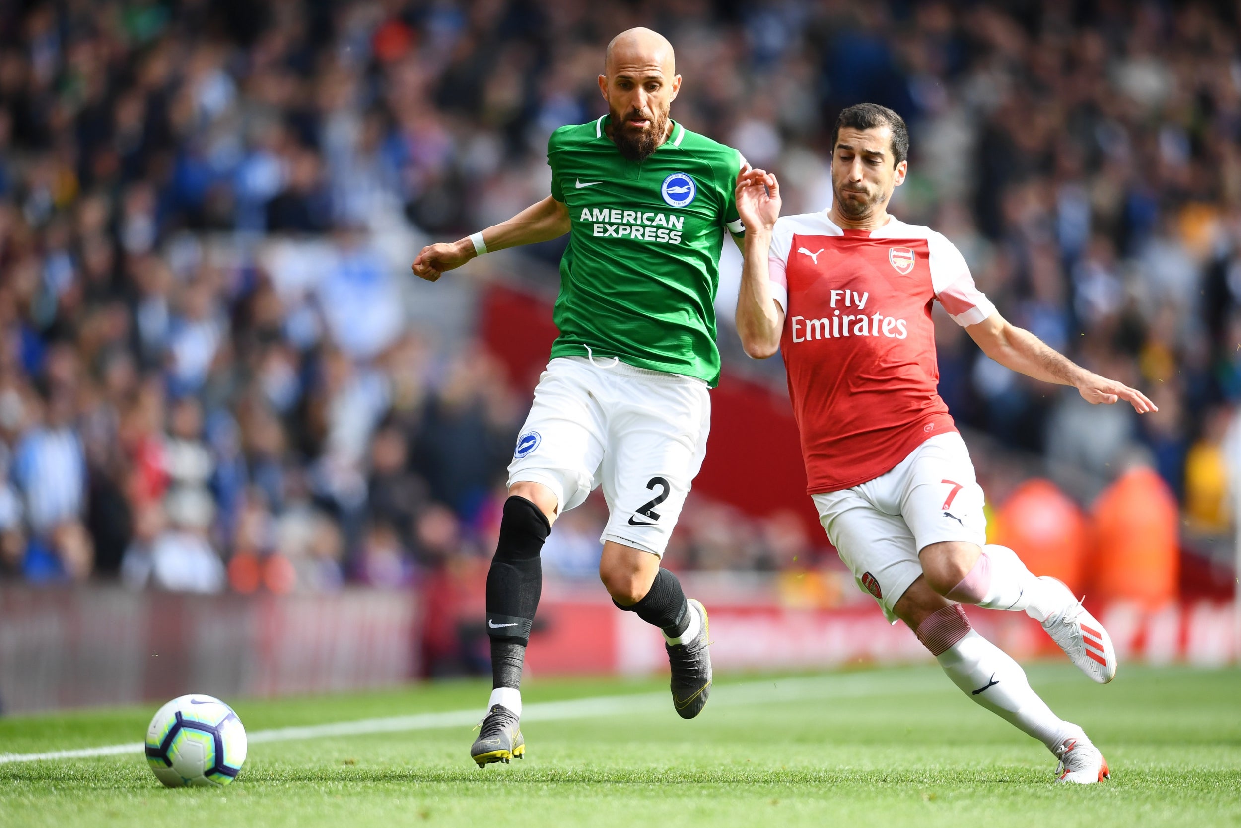 Mkhitaryan will be unavailable for Arsenal vs Chelsea (Getty)