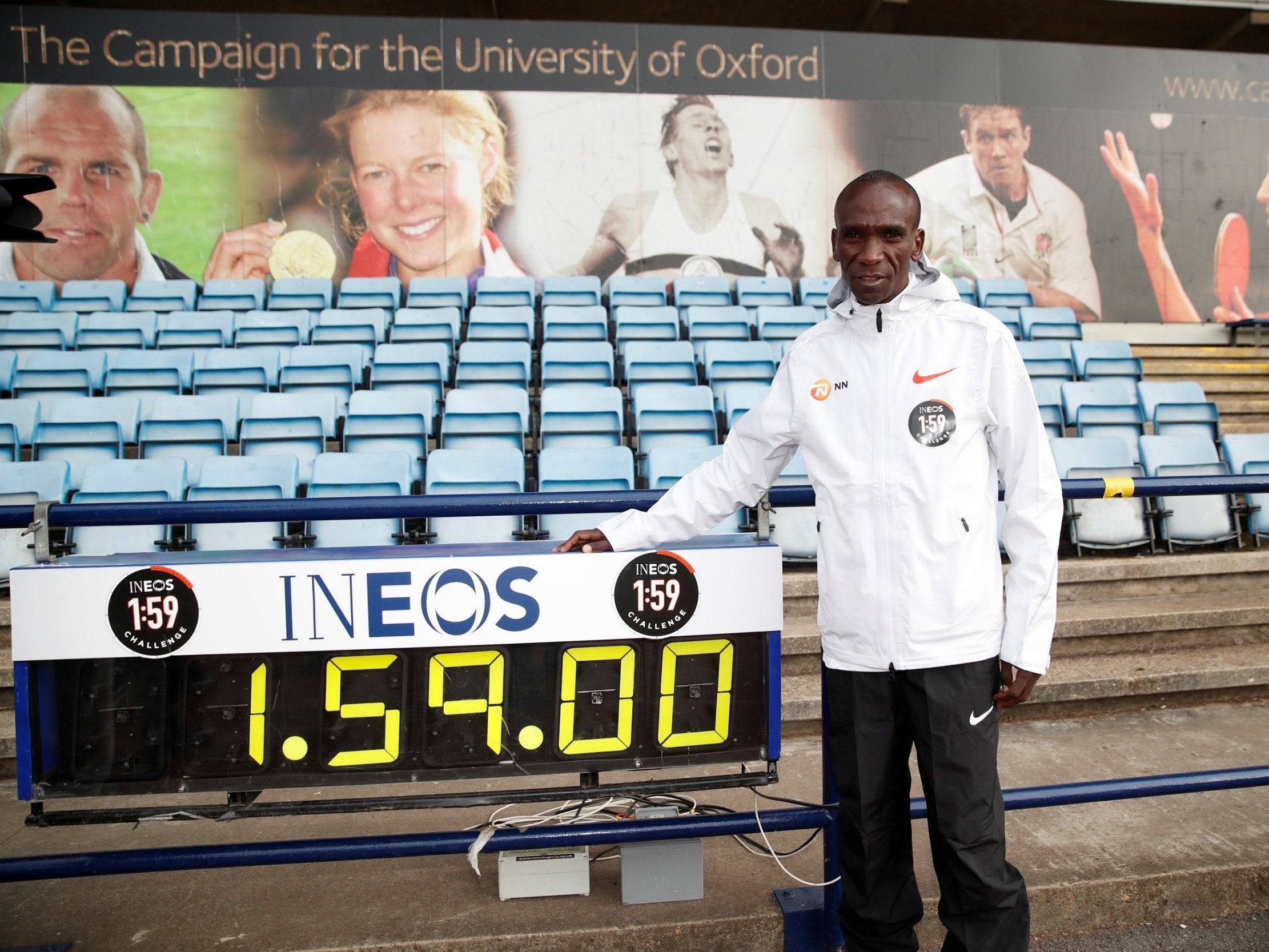 Eliud Kipchoge will attempt to break the two-hour barrier