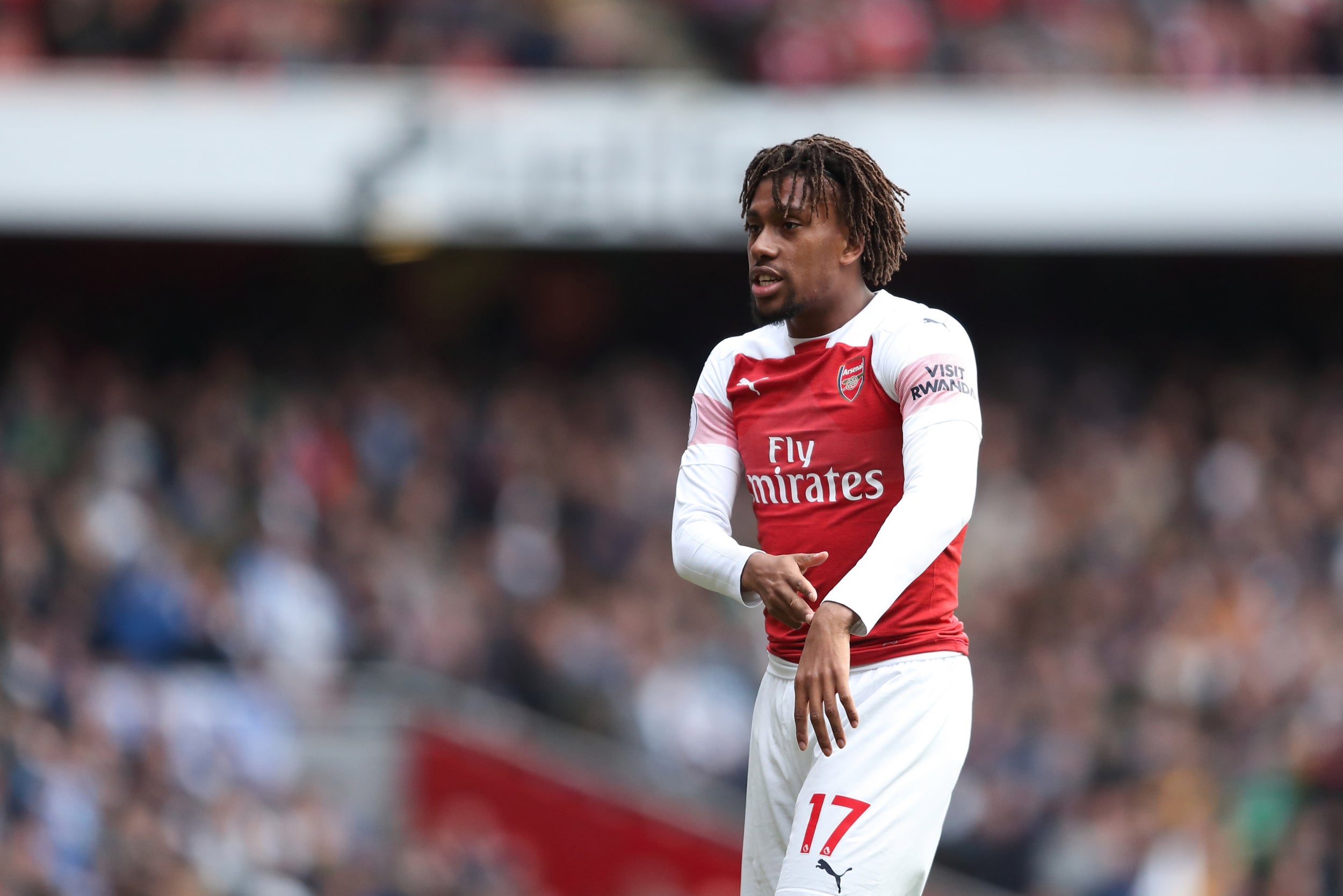 On his way out? Everton have had a bid rejected for Alex Iwobi