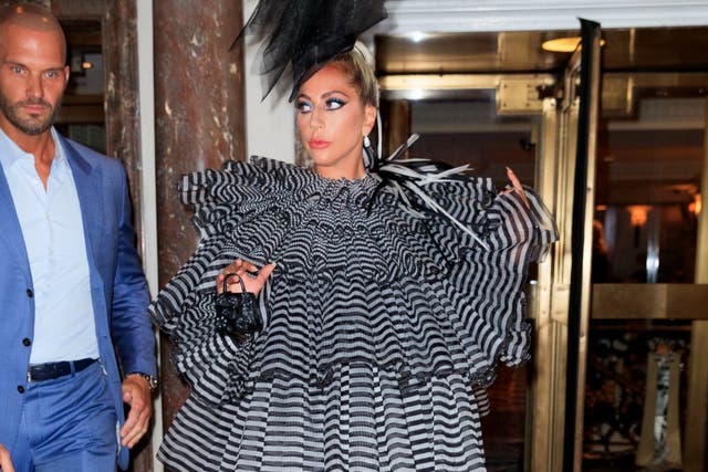 Lady Gaga at the pre-Met Gala dinner on 5 May 2019