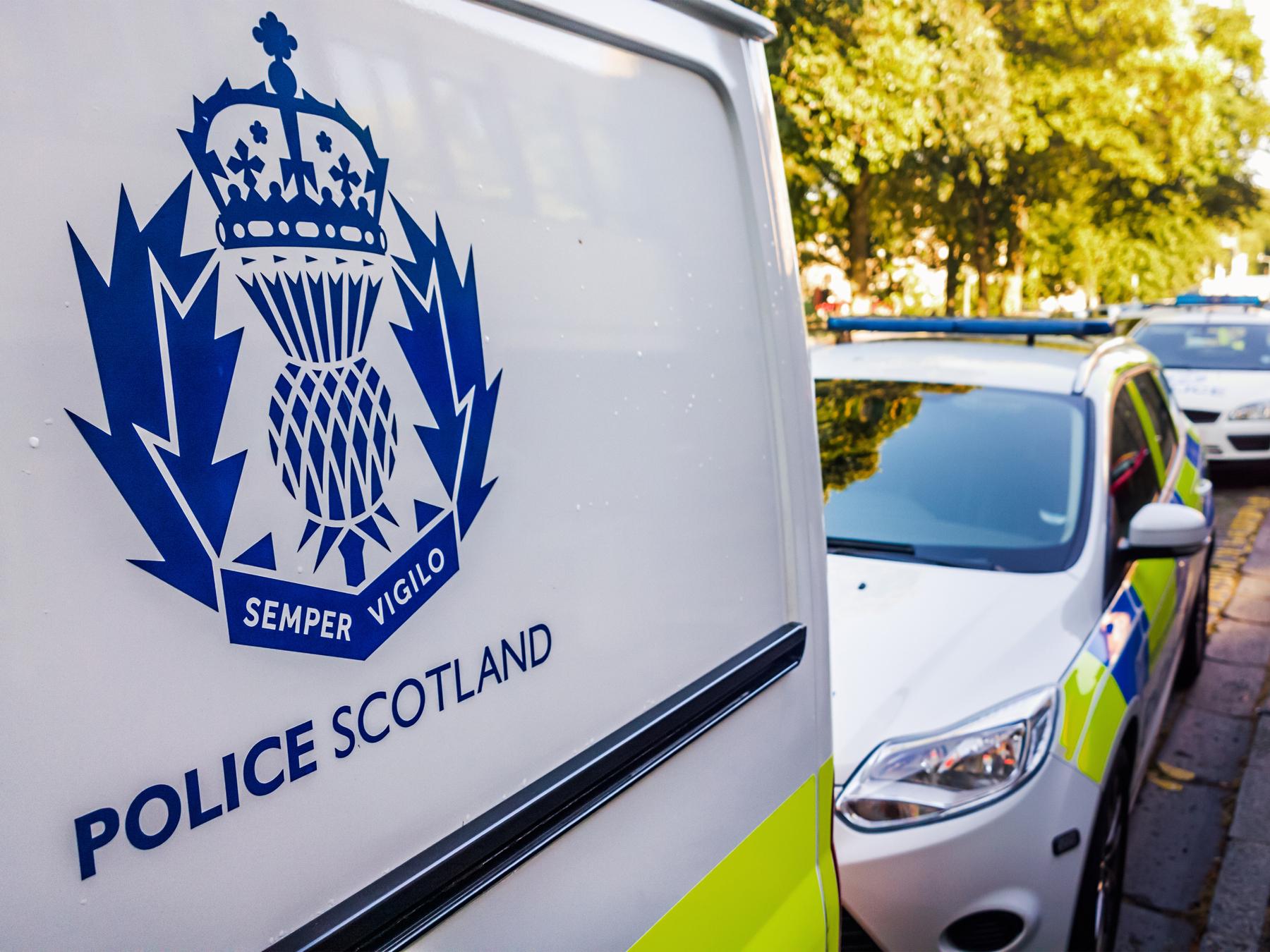 The Health and Safety Executive has been informed of the incident, Police Scotland confirmed