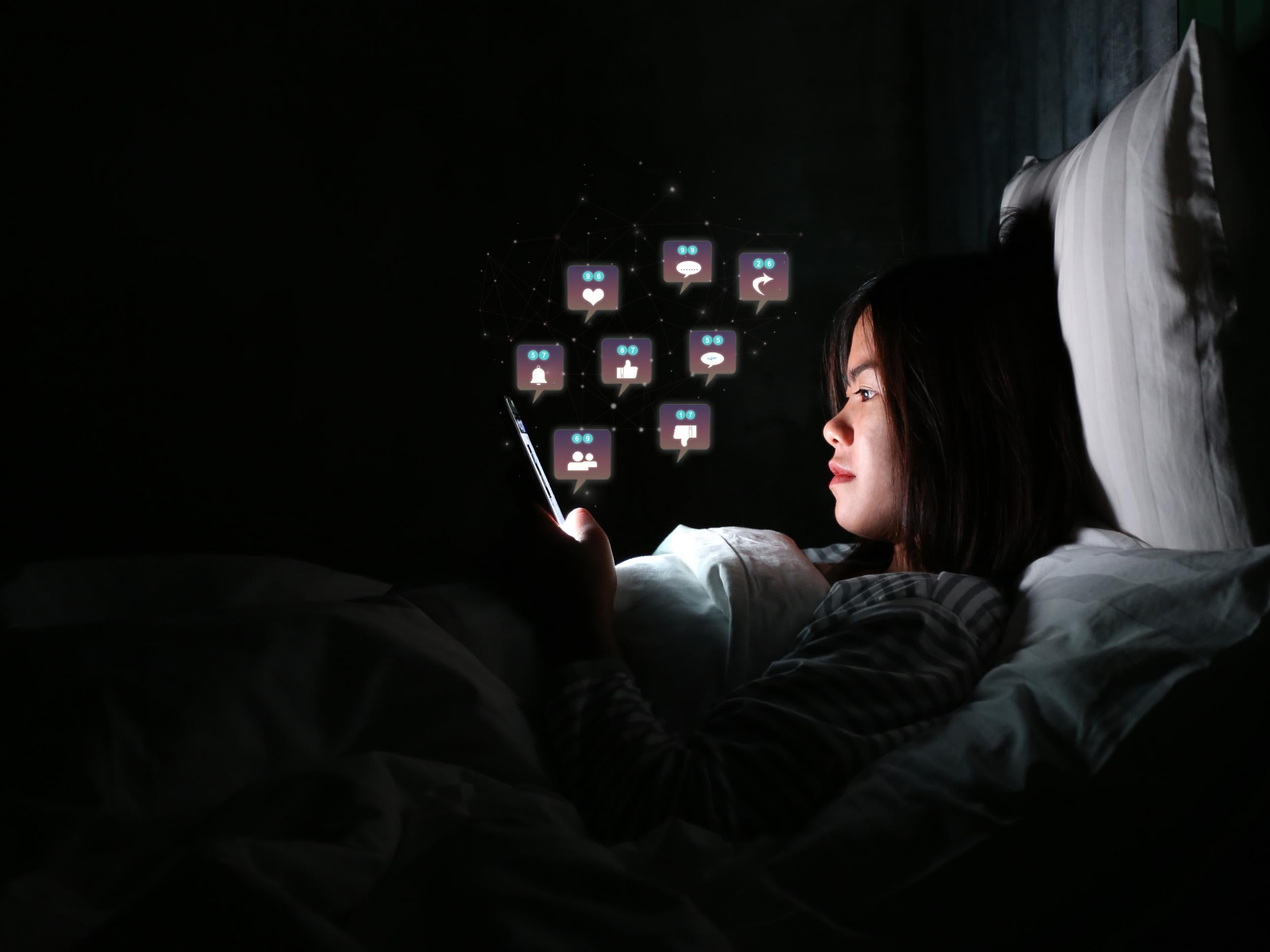 Special glasses may reduce sleep-disrupting effects of smartphones, study  suggests, The Independent