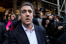Michael Cohen arrives at jail for first day of prison sentence