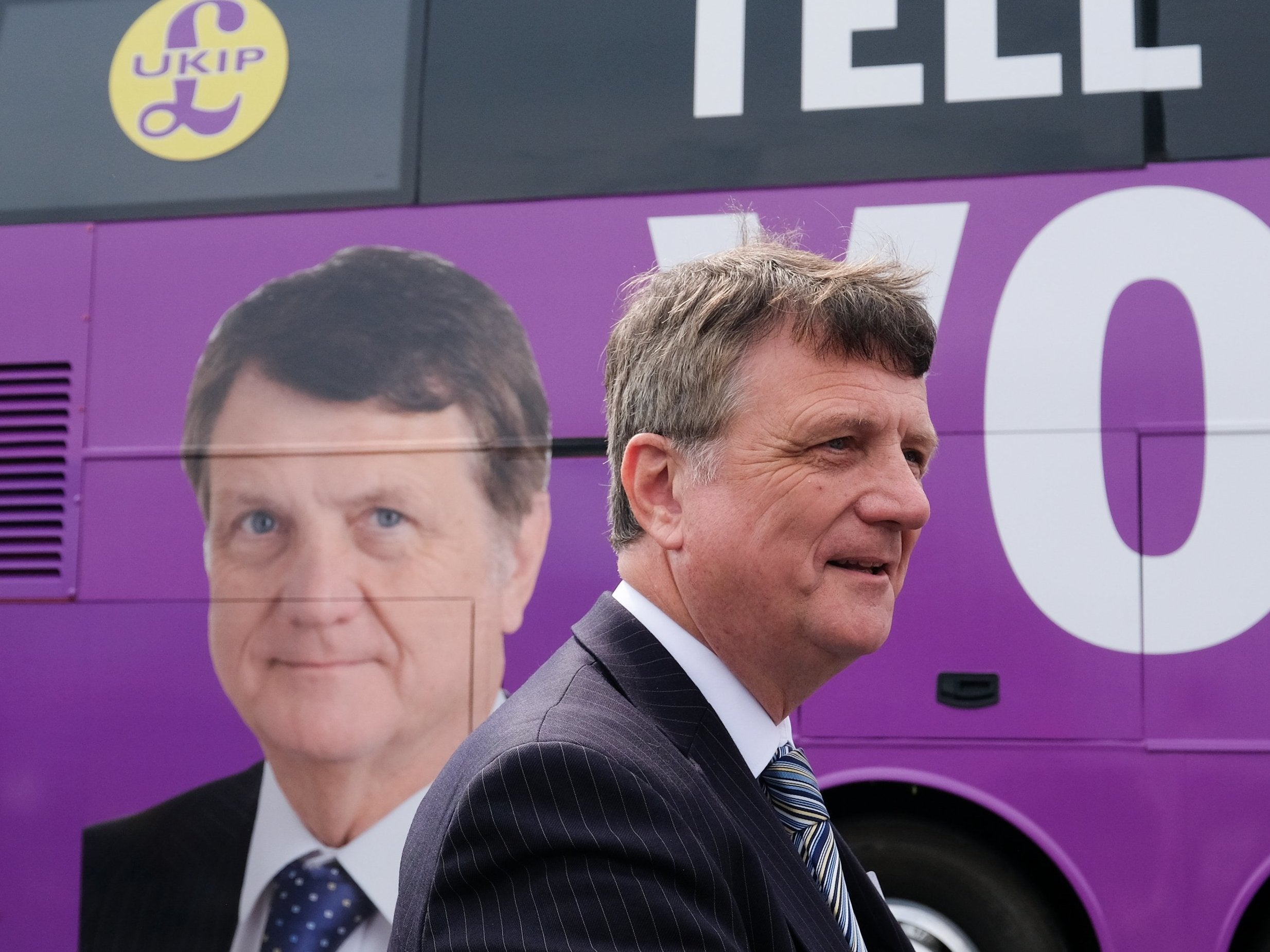 Gerard Batten, who took over the role last year, says a new leadership vote will happen after 23 May