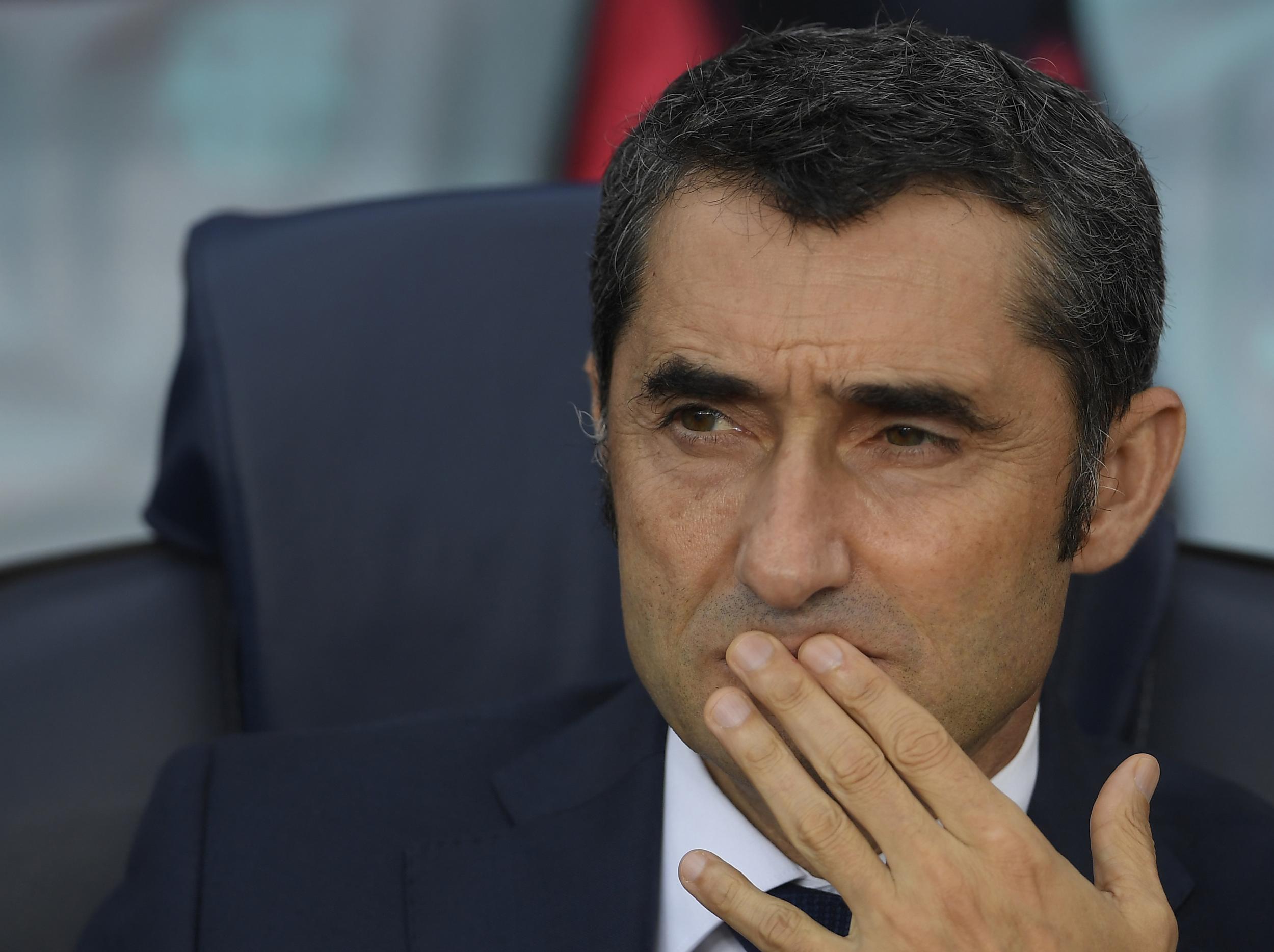 Barcelona boss Ernesto Valverde