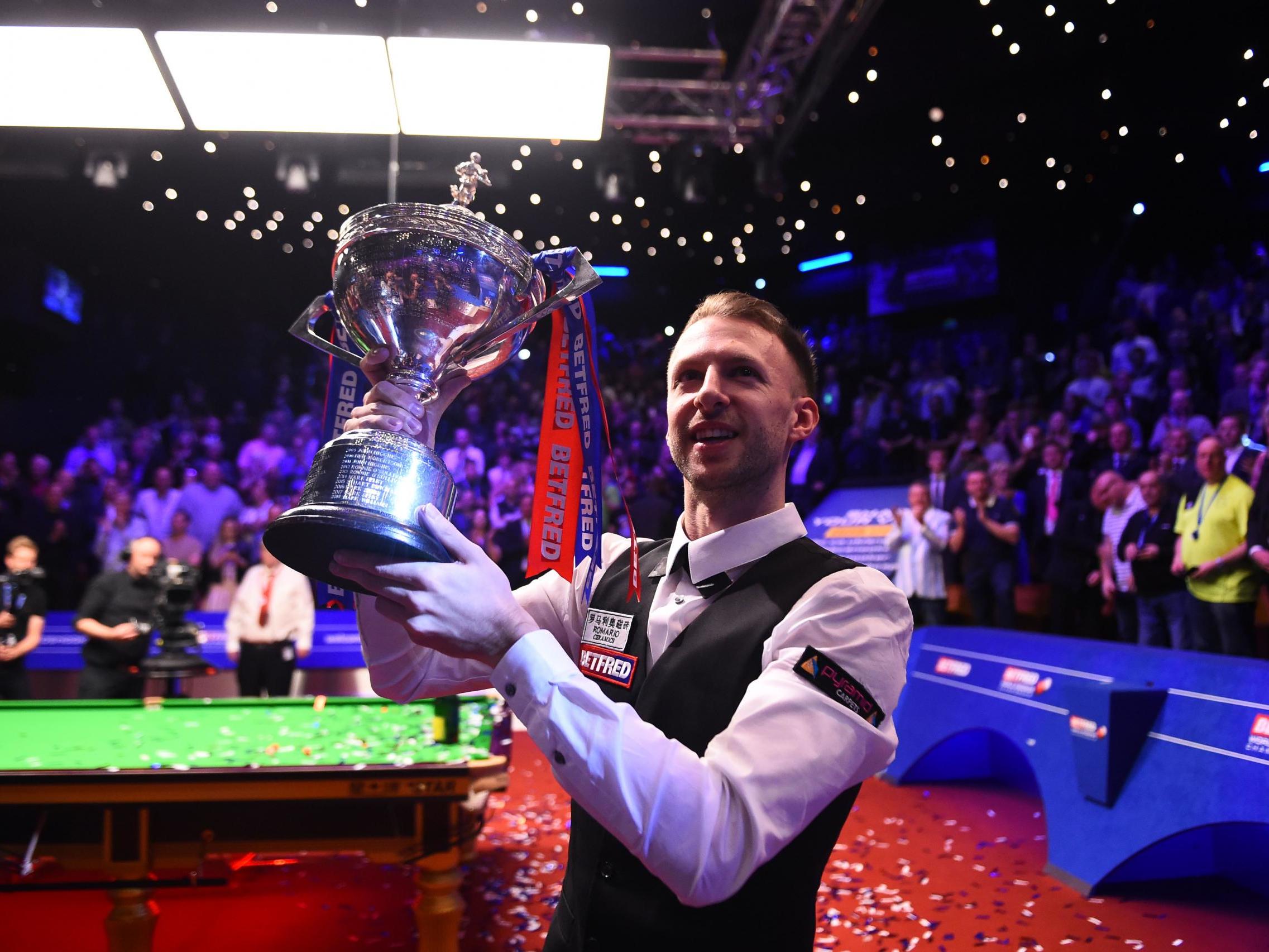 World Snooker Championship 2019 final result Judd Trump finishes off John Higgins in style to clinch first title The Independent The Independent