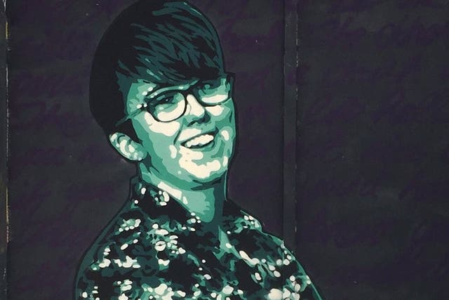 A new mural of Lyra McKee in Belfast's city centre