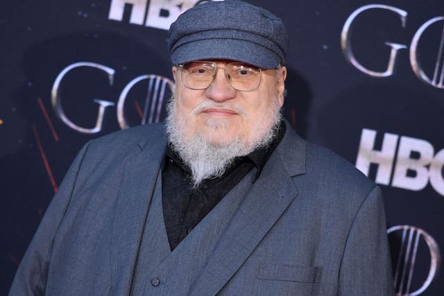 George RR Martin attends the Game of Thrones season eight premiere at Radio City Music Hall on 3 April, 2019 in New York City.