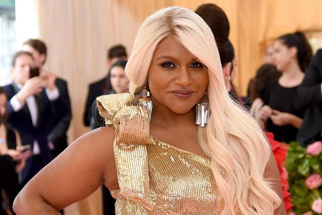 Mindy Kaling in Moschino at the Met Gala 2019