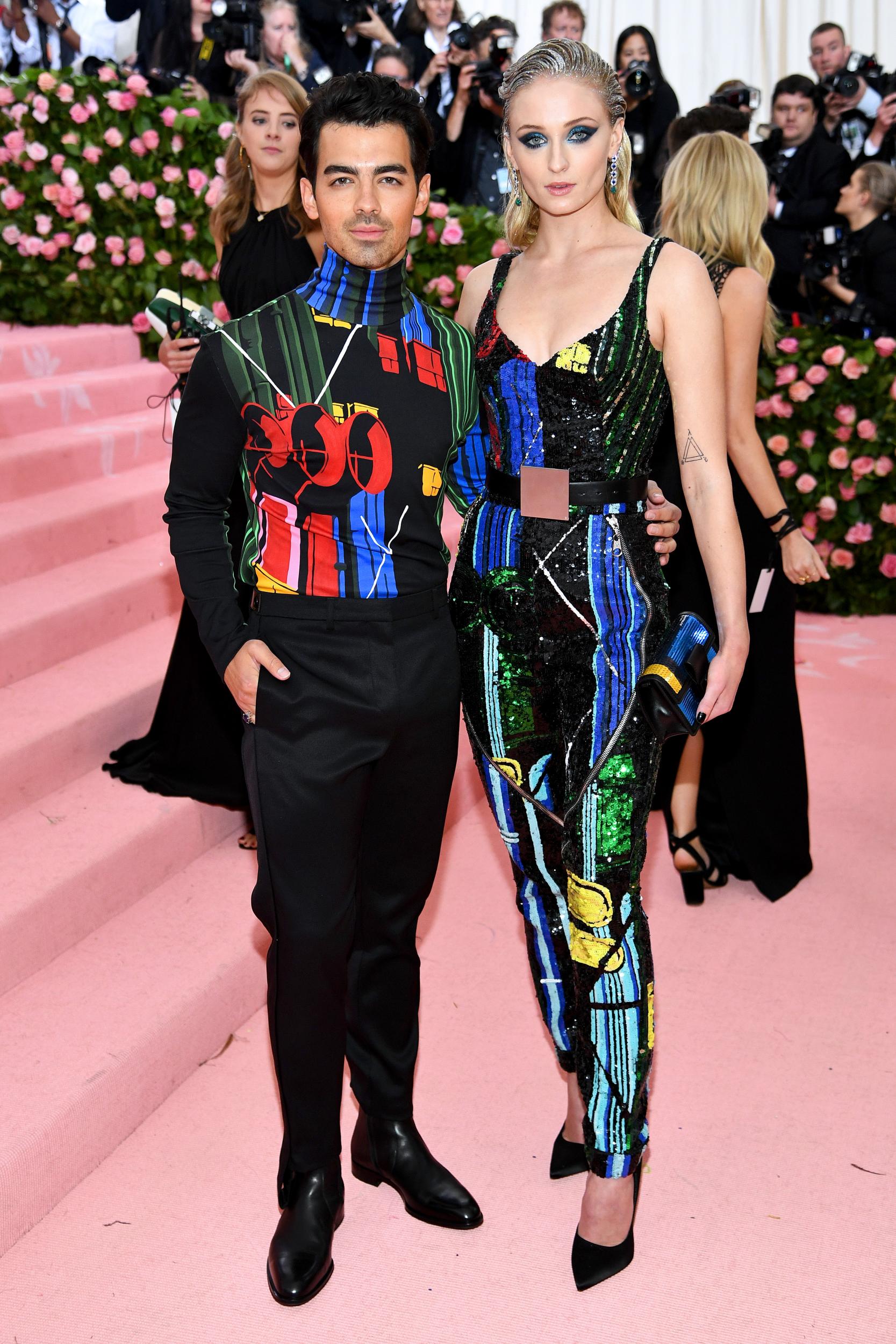 Joe Jonas and Sophie Turner at the Met Gala 2019