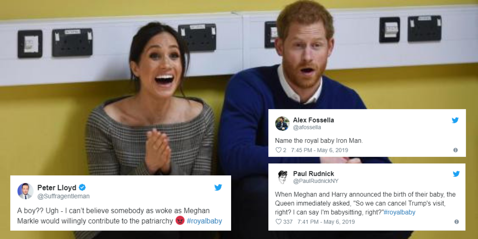 Royal Baby Funniest Tweets About The Birth Of Meghan Markle And Prince Harry S Son Indy100 Indy100