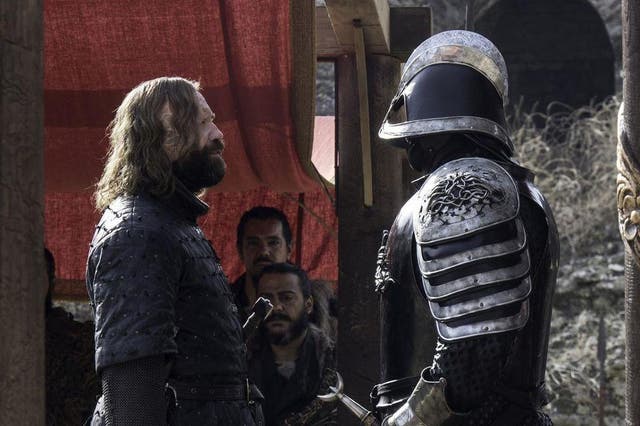 The Hound and The Mountain in 'Game of Thrones'