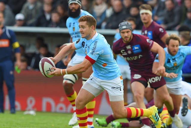 Paddy Jackson has agreed to join London Irish from Perpignan in the summer