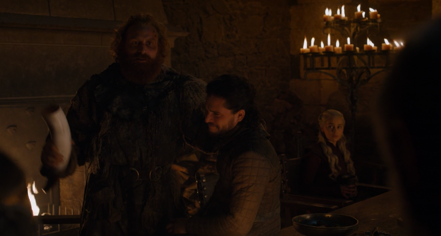 The coffee cup does not appear in the version of the episode currently available on HBO Now.