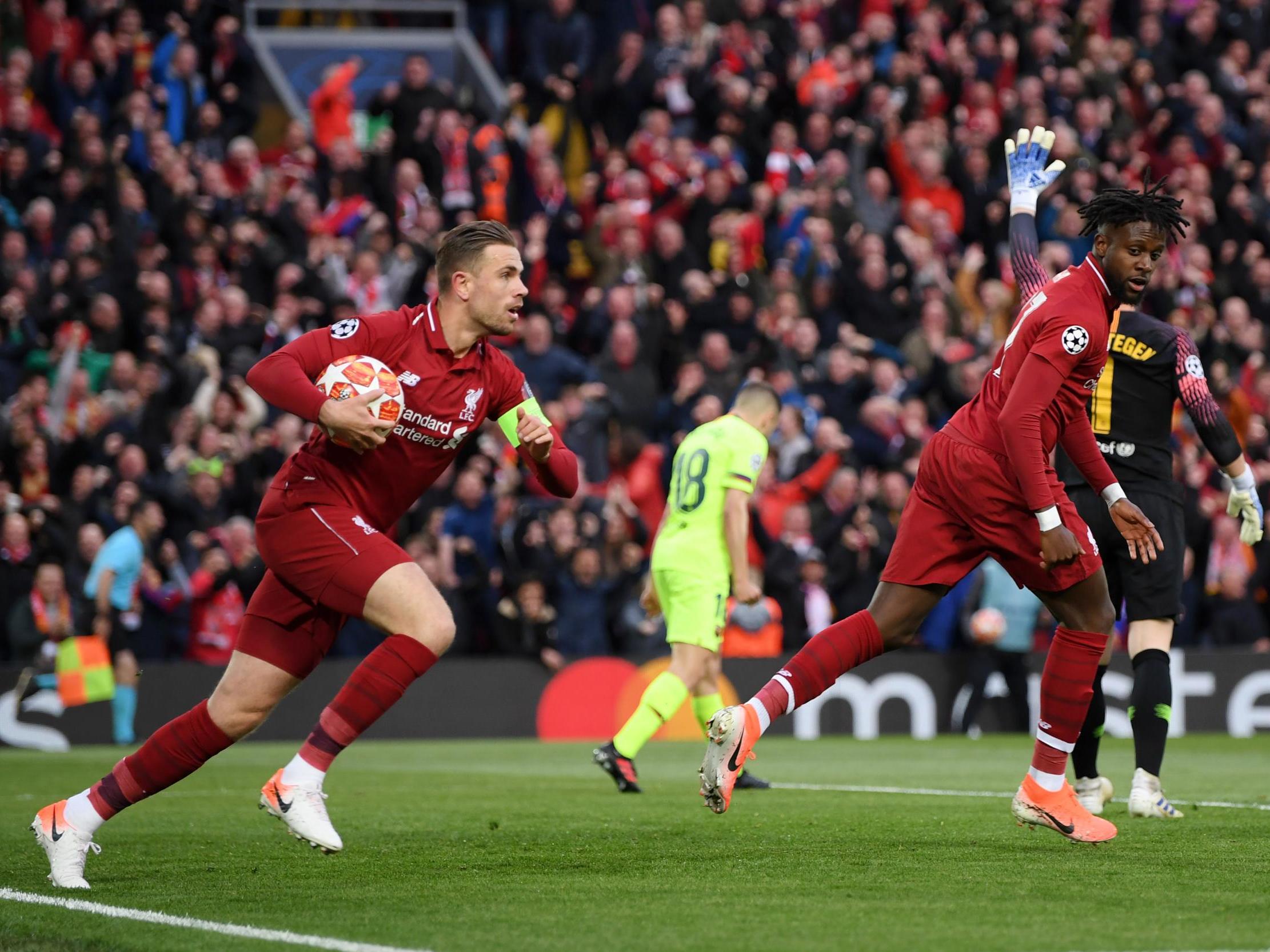 Origi gives Liverpool the lead after just seven minutes