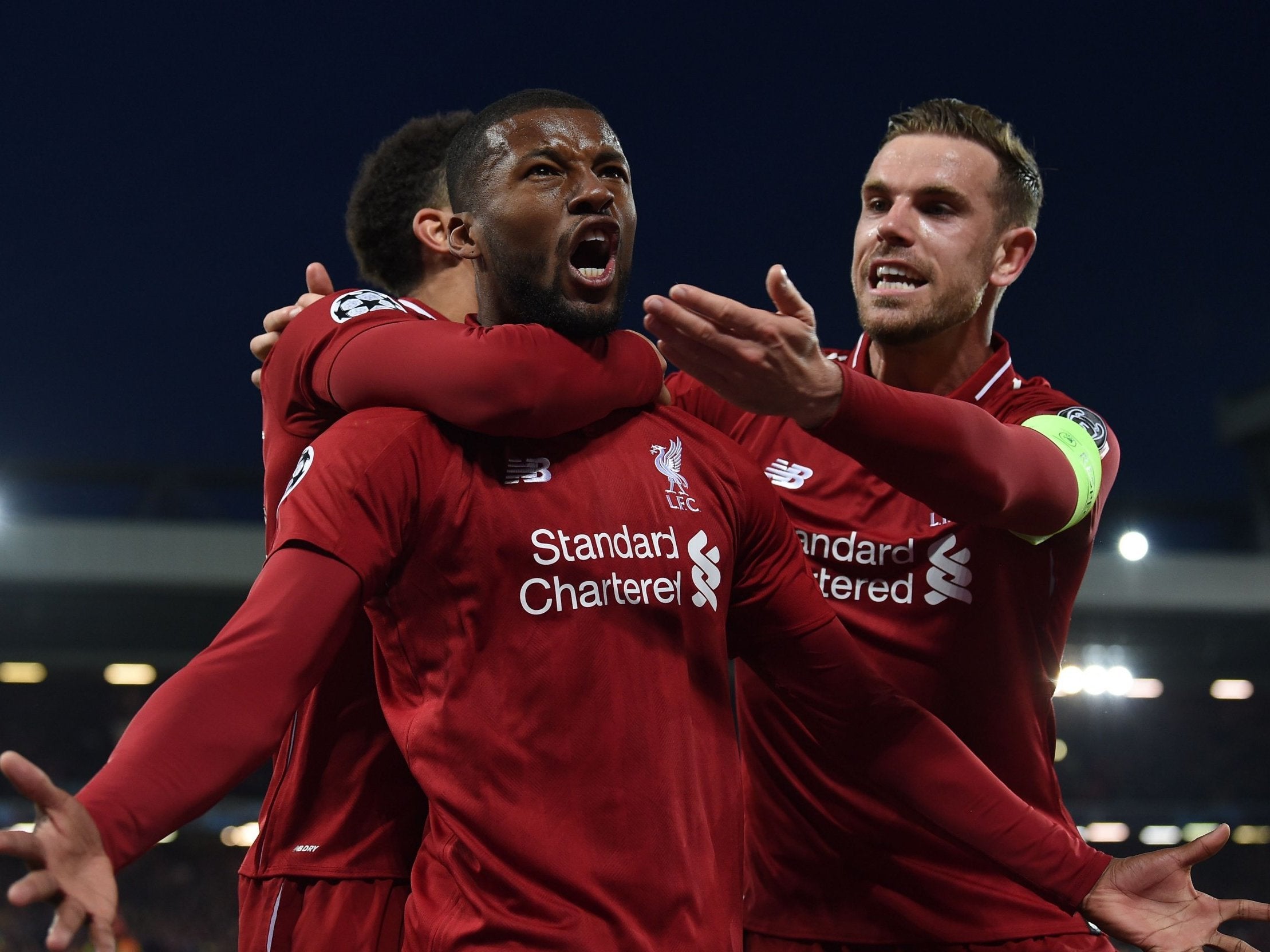 Georginio Wijnaldum goal: Watch Liverpool midfielder score quickfire brace against Barcelona in Champions League semi-final