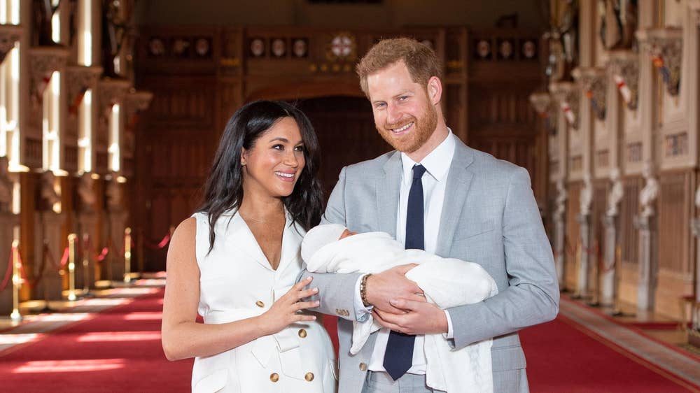 Prince Harry and Meghan Markle's newborn son