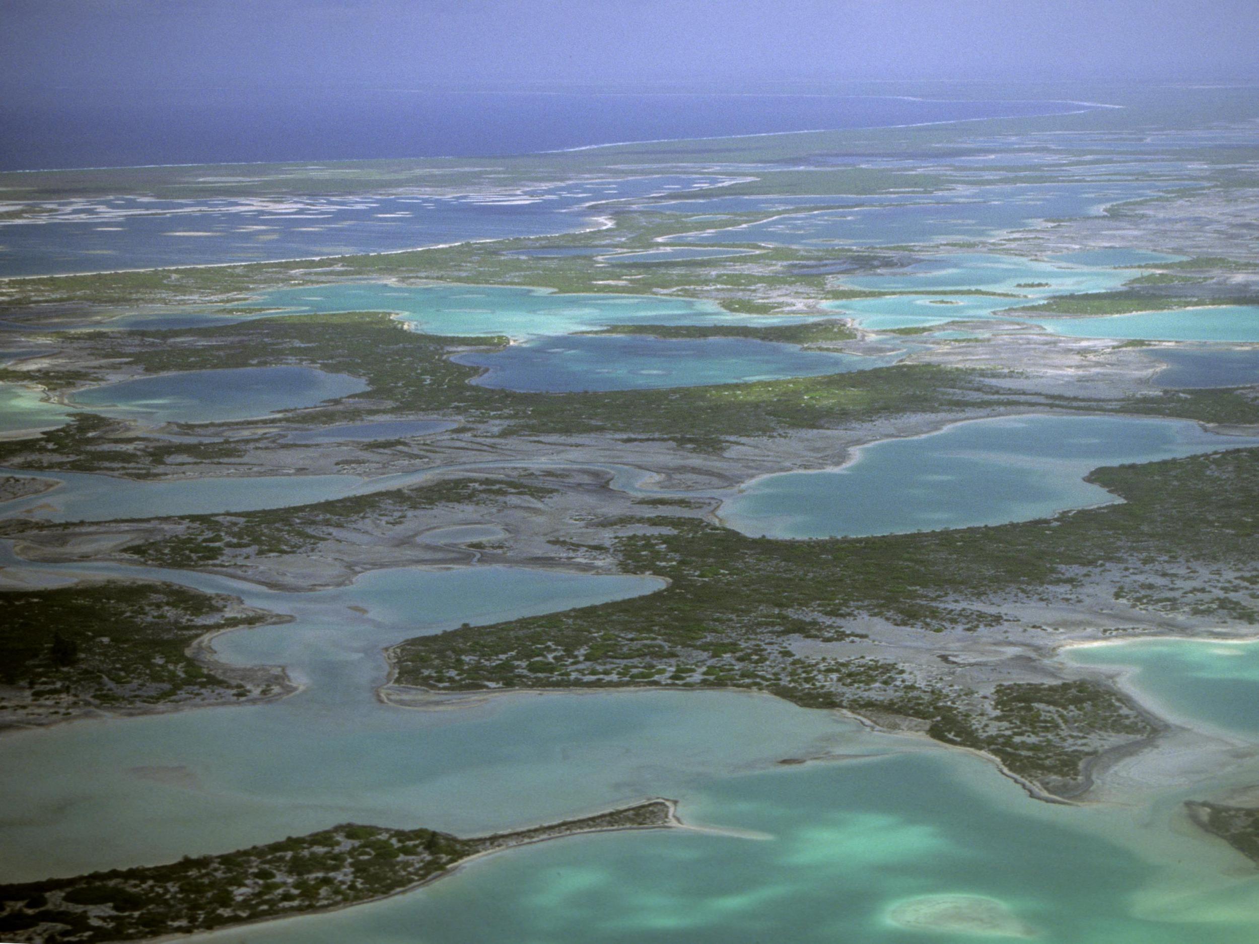 The UK dropped its first hydrogen bomb on Christmas Island in 1957