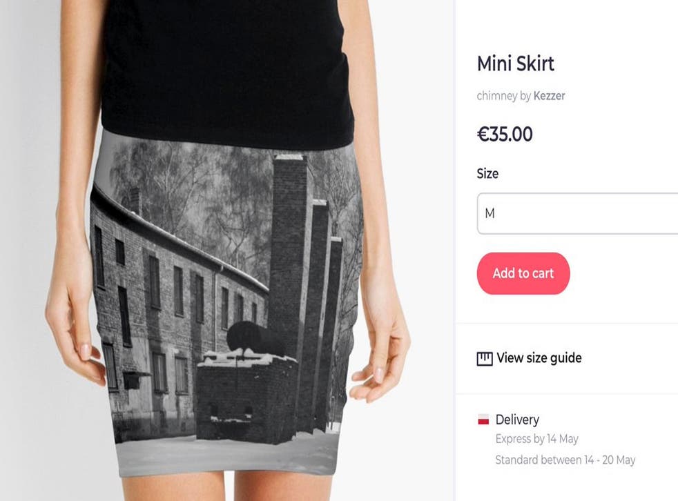A £30 skirt for sale on Red Bubble, an American online marketplace for independent designers