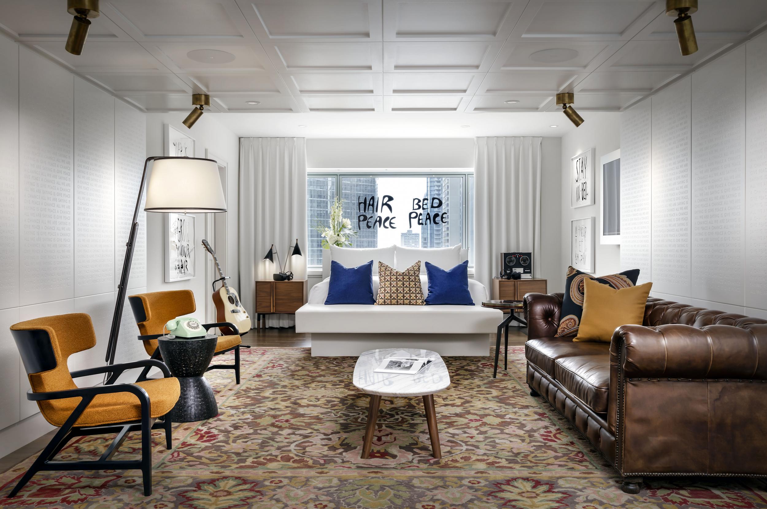 Inside suite 1742 where John Lennon and Yoko Ono stayed 50 years ago