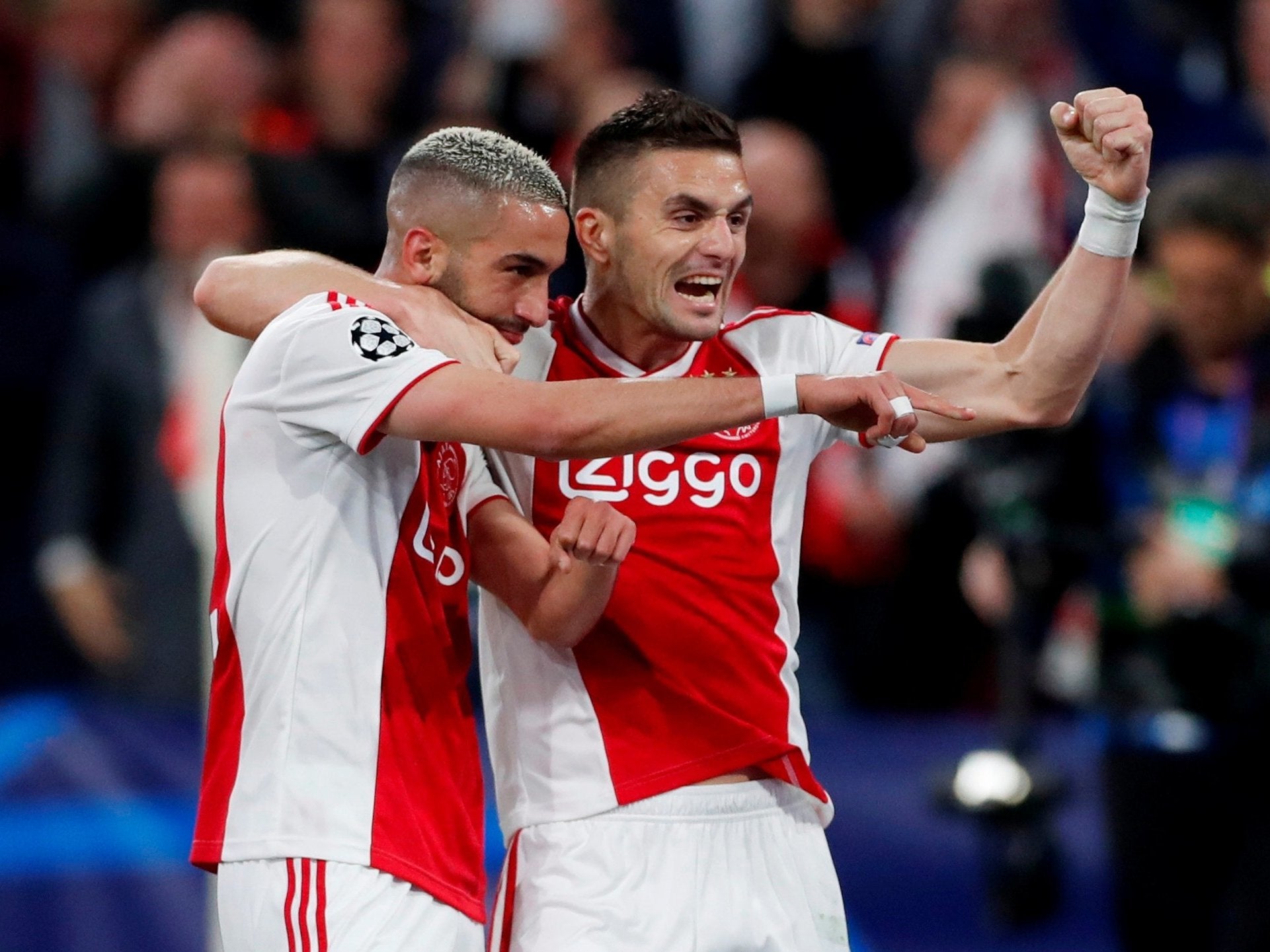 Watch Hakim Ziyech goal: Moroccan puts Ajax in supreme control against Tottenham in Champions League semi-final