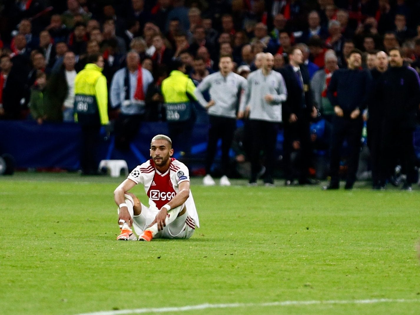 Ajax react after conceding deep into stoppage time