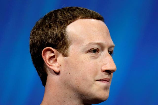 Facebook’s founder and CEO Mark Zuckerberg speaks at the Viva Tech start-up and technology summit in Paris, France