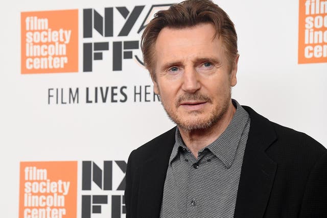 Liam Neeson attends the screening of 'The Ballad of Buster Scruggs' during the 56th New York Film Festival at Alice Tully Hall, Lincoln Center on 4 October, 2018 in New York City.