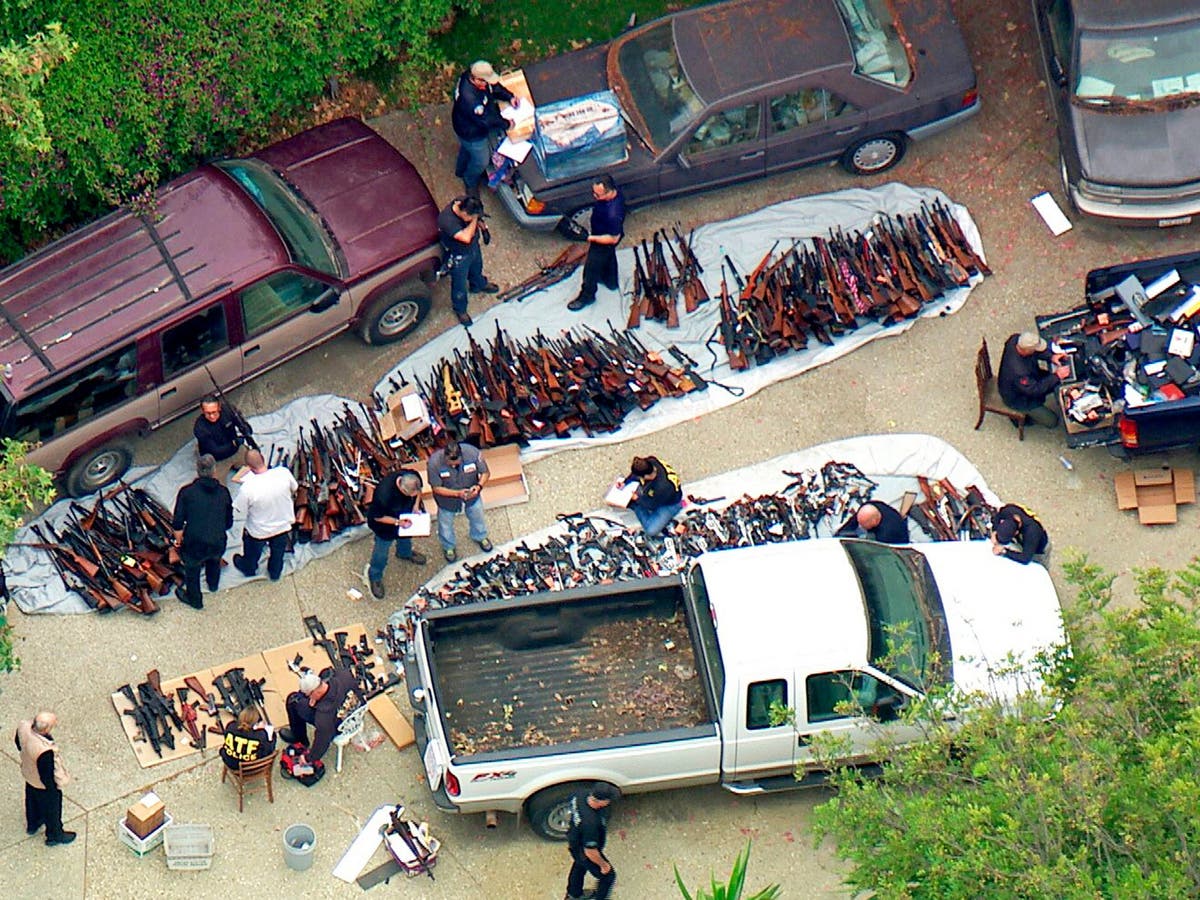 Police seize ‘more than 1,000’ guns from California mansion The Independent The Independent
