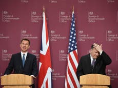 Hunt and Pompeo’s awkward tryst exposes ailing US-UK relationship