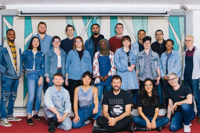 The sixteenth cohort of Founders and Coders, a free coding academy in Islington