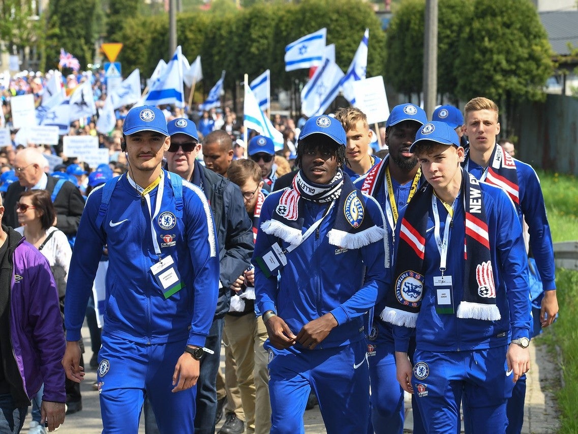The delegation joined the annual March of the Living