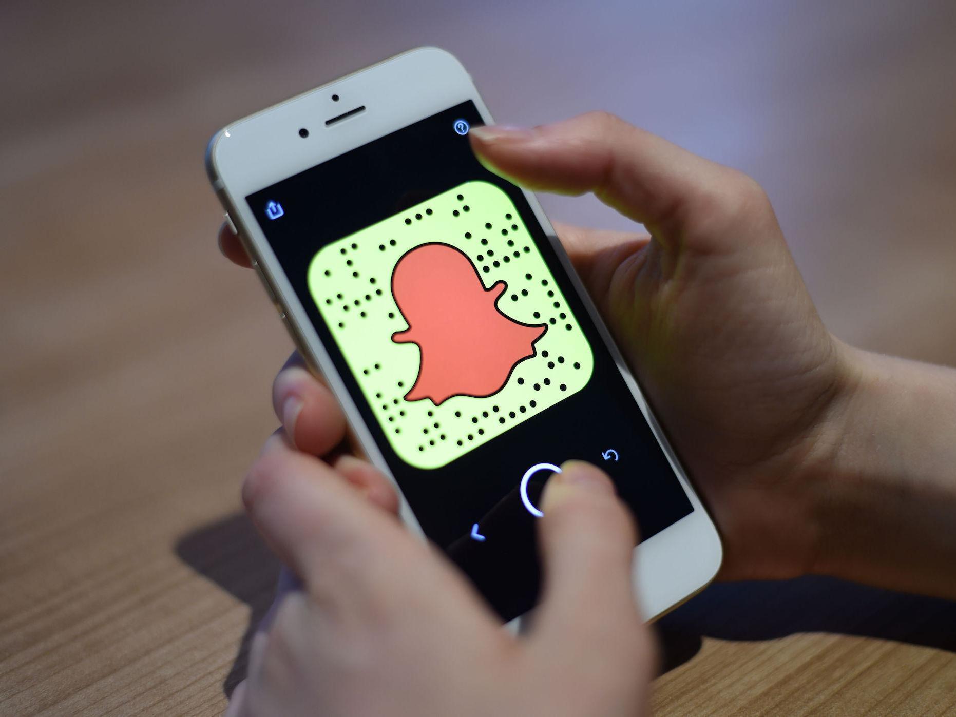 Snapchat is one of the social media platforms ‘scanned’ by officers