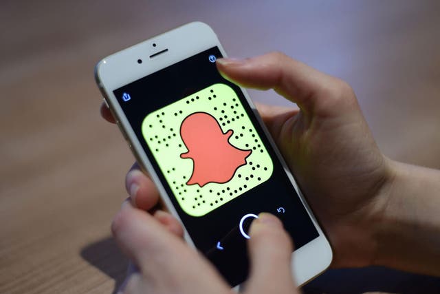 Snapchat is one of the social media platforms ‘scanned’ by officers 