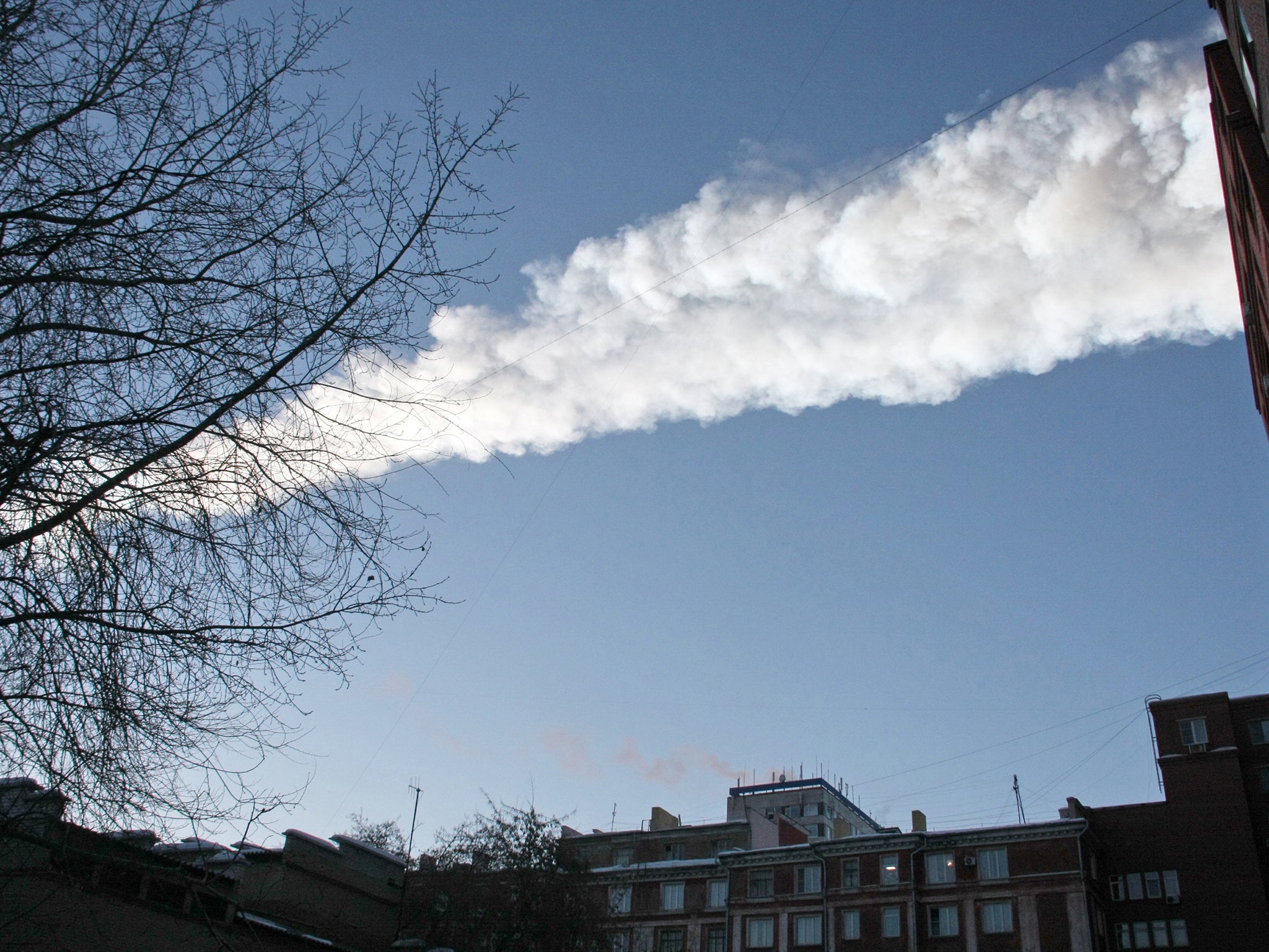 The meteor that hit Chelyabinsk, Russia in 2013 was brighter than the sun and released nearly 33 times as much kinetic energy as the bombing of Hiroshima