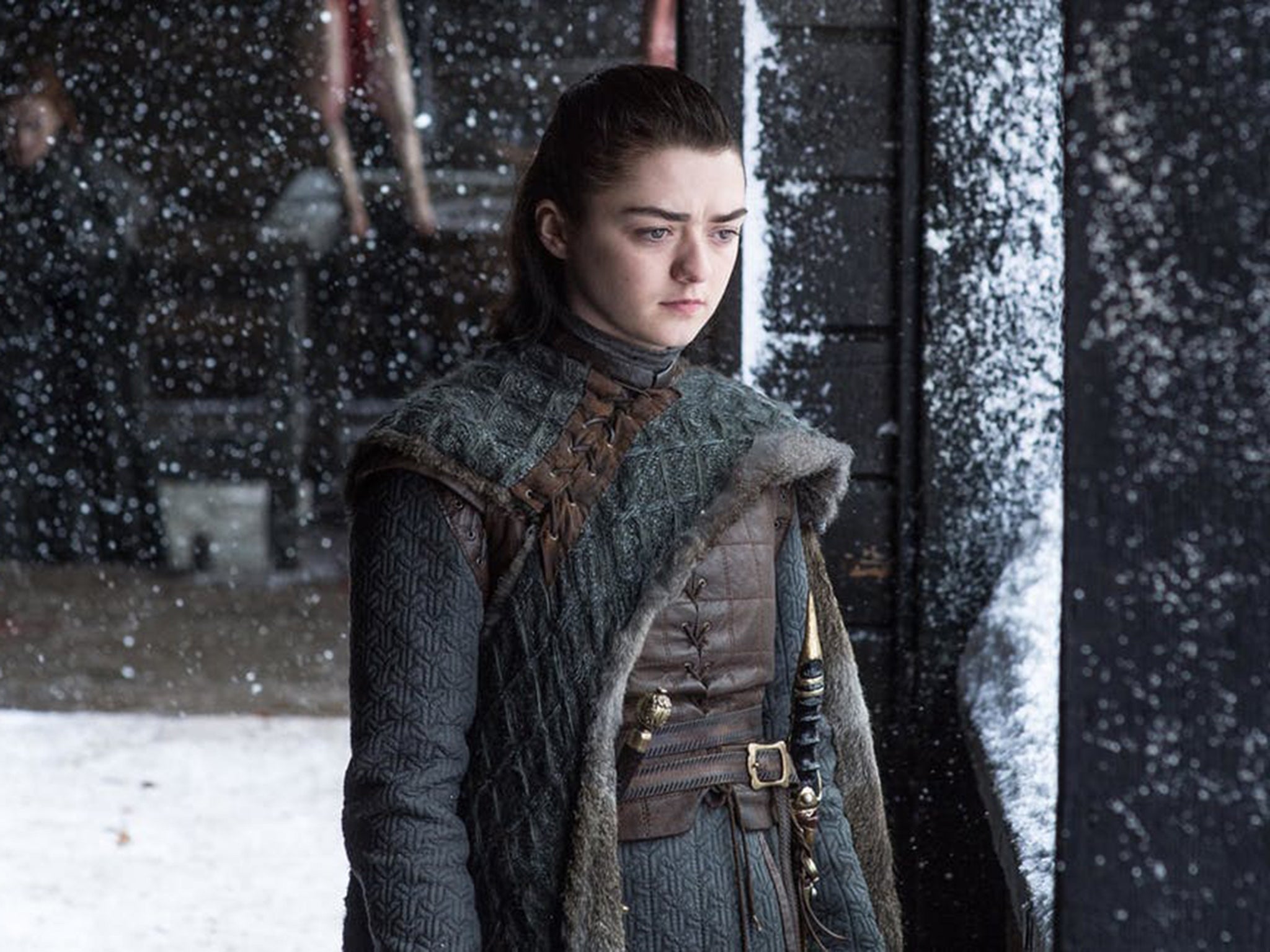 Hell hath no fury... Maisie Williams as Arya in the hit HBO series
