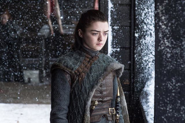 Hell hath no fury... Maisie Williams as Arya in the hit HBO series