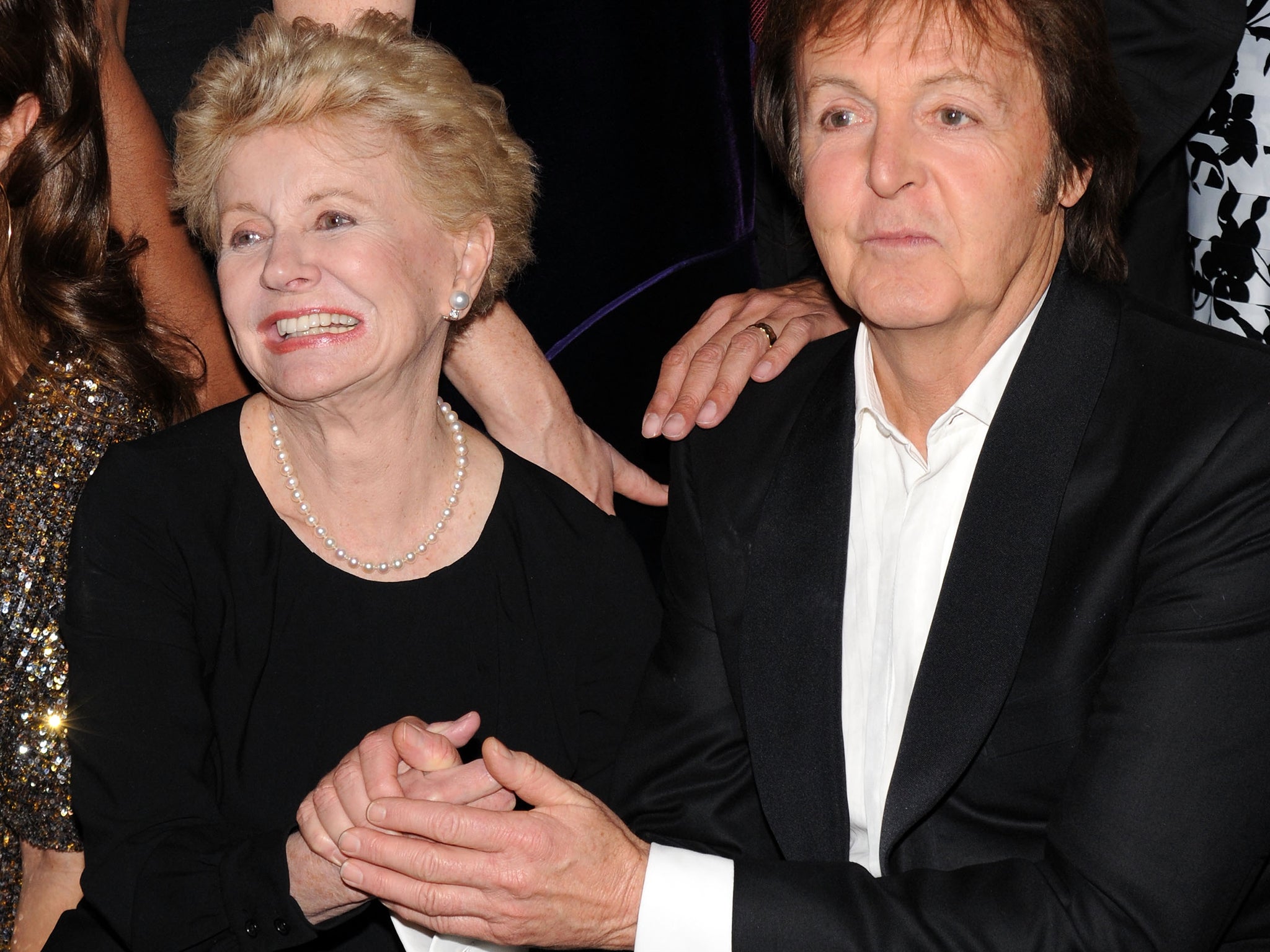 Jo Sullivan Loesser and Sir Paul McCartney, who owns the rights to her husband's music, although she retained creative control over the production of his plays