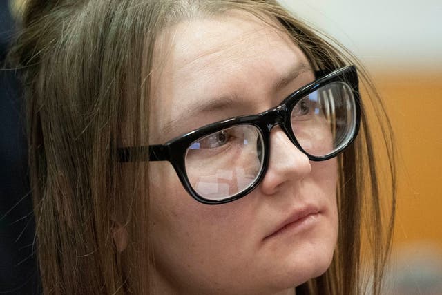 <p>Anna Sorokin apologised during her sentencing hearing at Manhattan State Supreme Court</p>